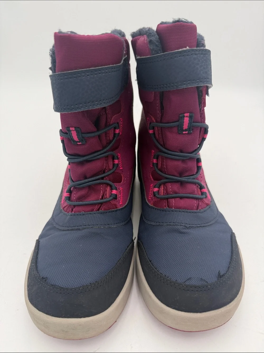 Merrell Kids Burgundy (Pink) Winter Snow Boots 3 waterproof outdoor casual
